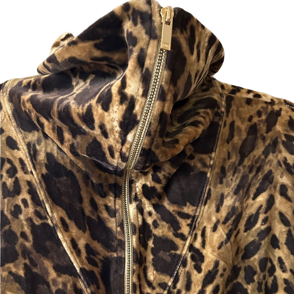 Jones of New York Leopard Print Women's Jacket XL - Picture 8 of 9